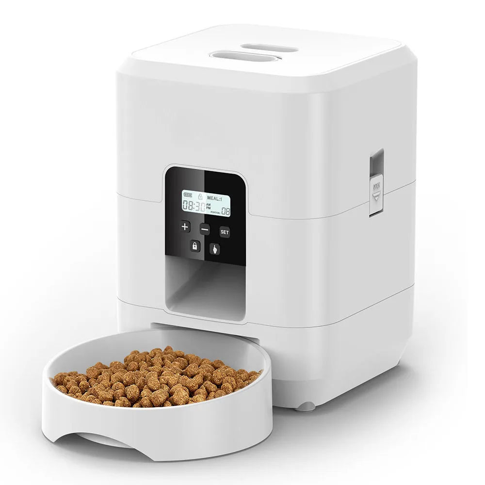 Distributeur automatique de croquettes connecté